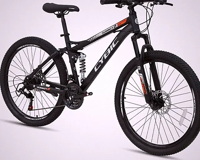 26" Full Suspension Mountain Bike for Adults 21 Speed suspension, disc brakes, s