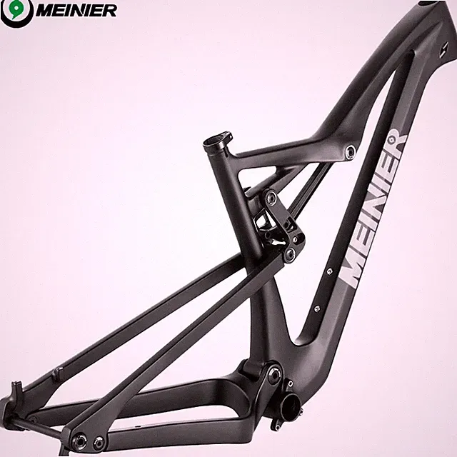 29" Full Full Suspension Carbon MTB Frame Suspension Boost Bike Frame BB92