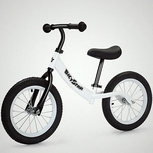 bicystar 14 Inch Balance Bike for Kids 3-7 Year Old Bike with No Pedals Air