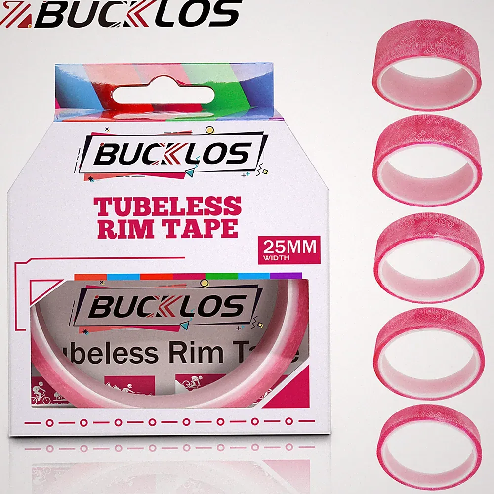 BUCKLOS Tubeless Rim Tapes 17/19/21/23/25/28/30/32/35mm×10m Bicycle Wheel Tape