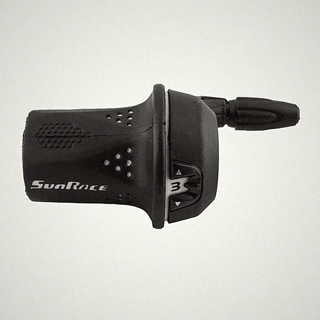 SunRace M21 Twist Shift Front 3-Speed: Gray