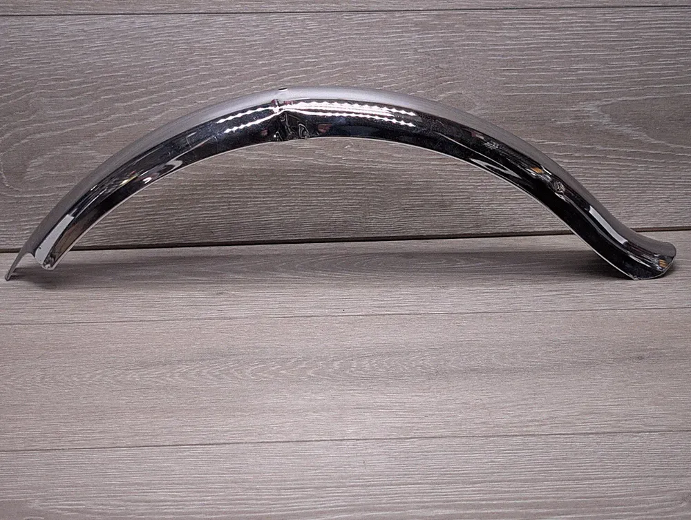 Vintage Chrome Bicycle Fender 21" Cruiser Middleweight Bike Schwinn Style