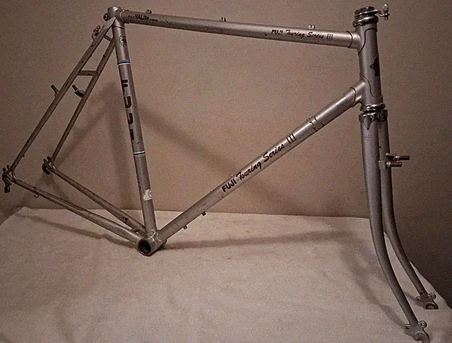 Vintage Fuji Road Bike Touring Series III Large Frame & Fork Set Suntour Japan